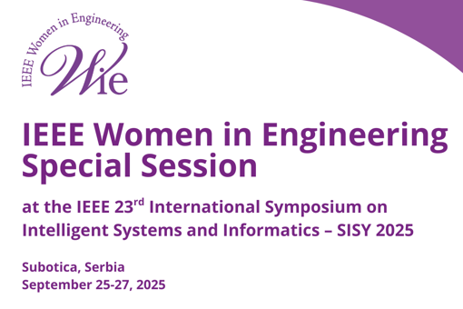 WIE Special Session az IEEE SISY 2025 konferencián!