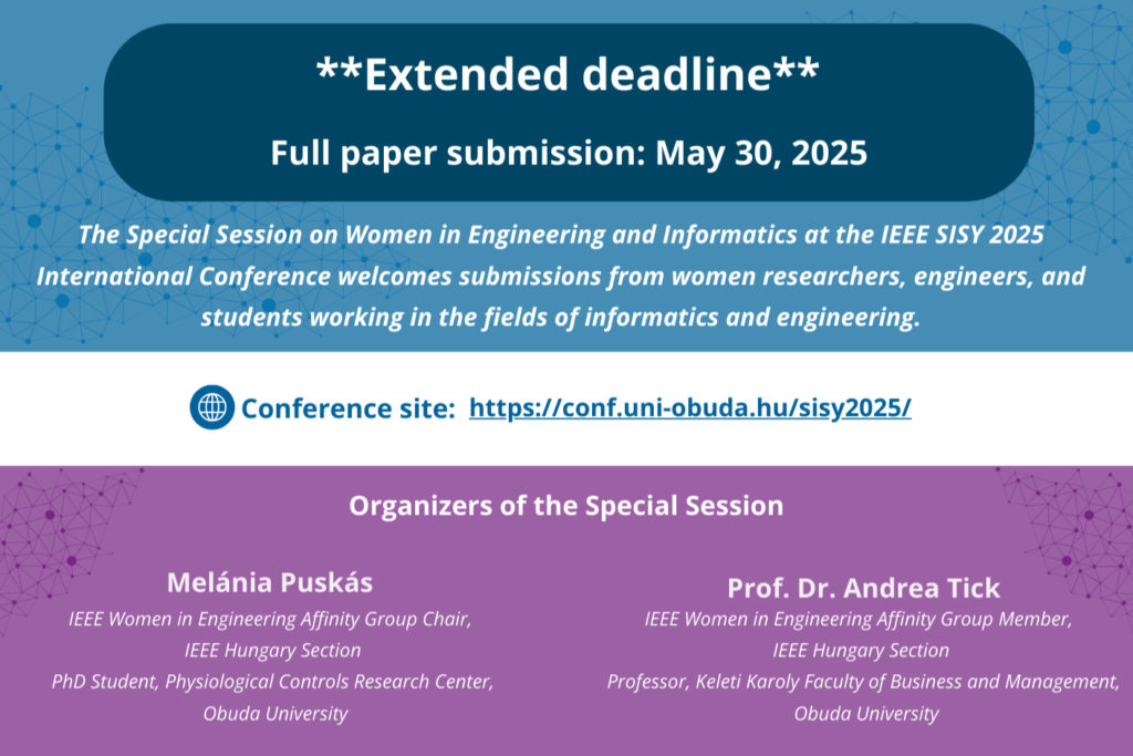 Meghosszabbított beadási határidő!