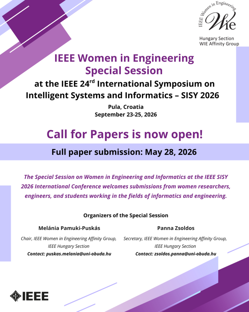 WIE Special Session IEEE SISY 2026